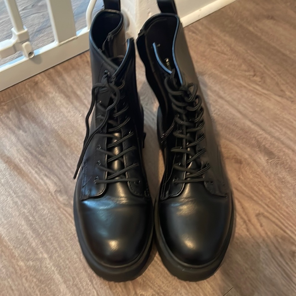 Chunky combat boots